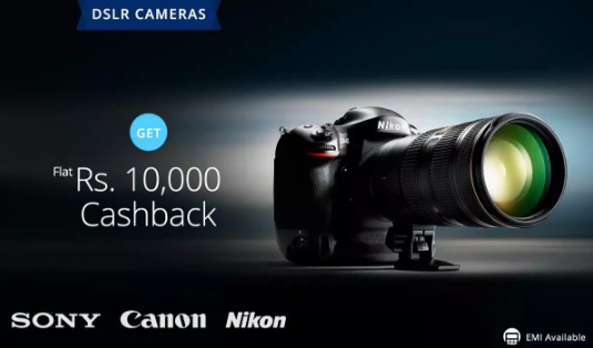 India Desire : Paytmmall DSLR Camera Offer : Upto Rs 15000 Cashback On DSLR Cameras
